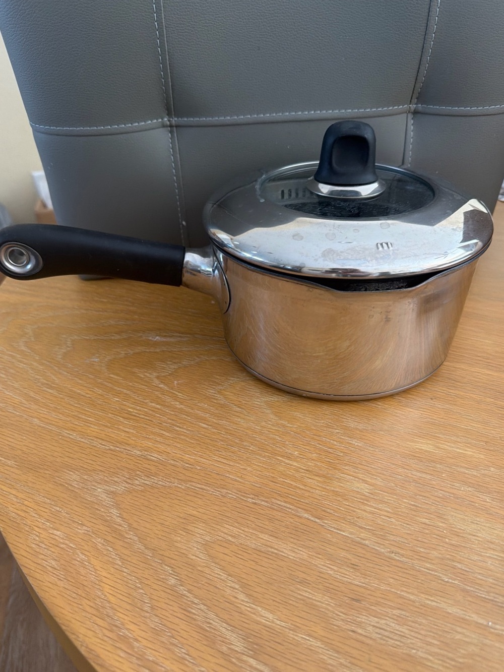 Revere 2qt SM D06 Stock Pot Saucepan With Vented Lid Non Stick